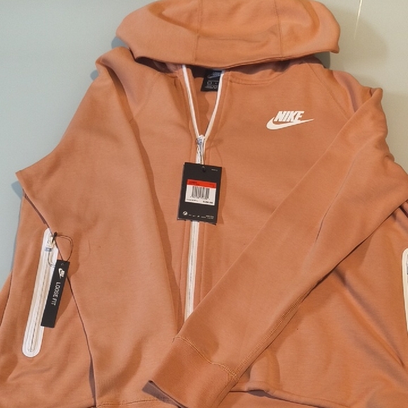 Nike Jackets & Blazers - Nike Coral Zip-Up Hoodie